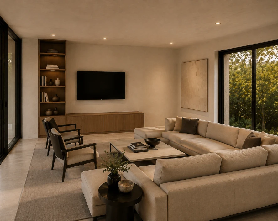 Sala de Casa Dalias, espacio de convivencia