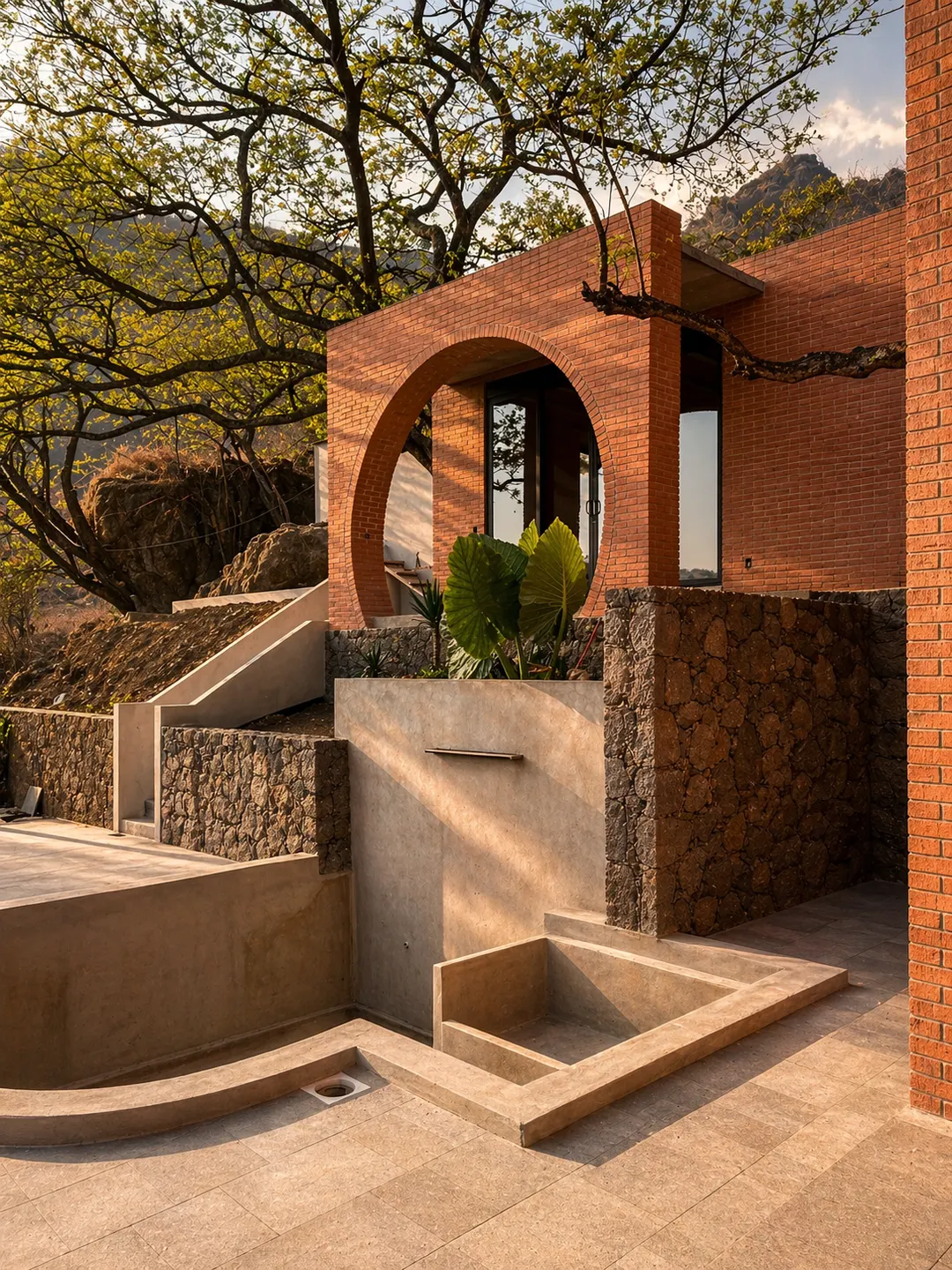Casa boutique de Tierra Viva integrada al paisaje de Tepoztlán