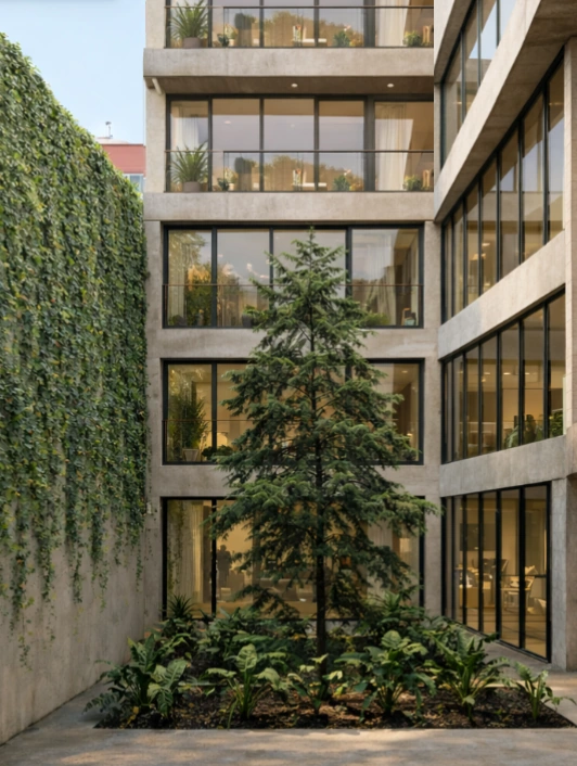 Interior residencial de Vida Sana